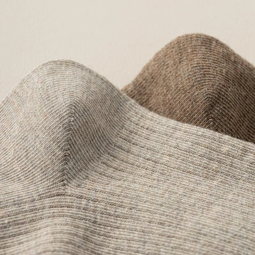 Wool Blend Ribbed Crew