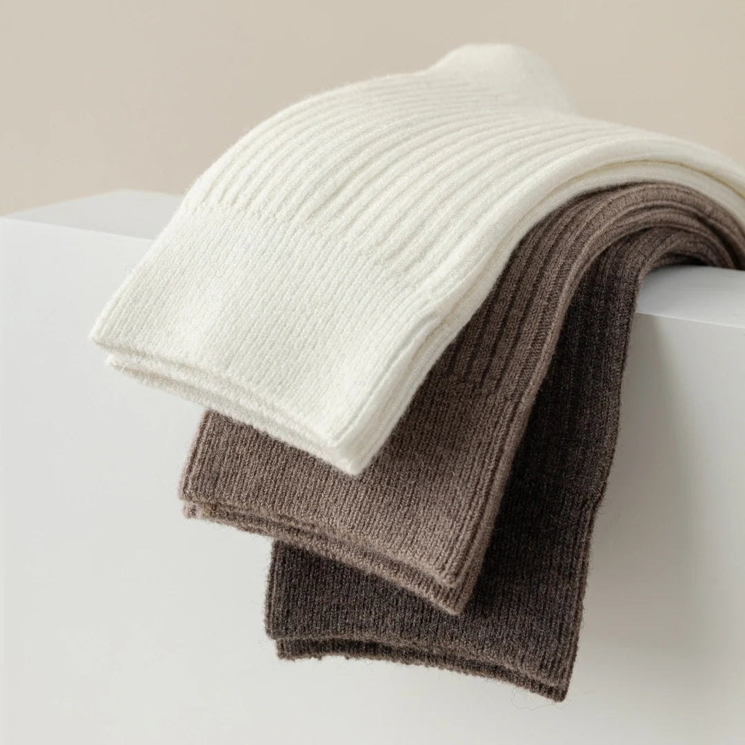 Brushed Wool Crew Socks