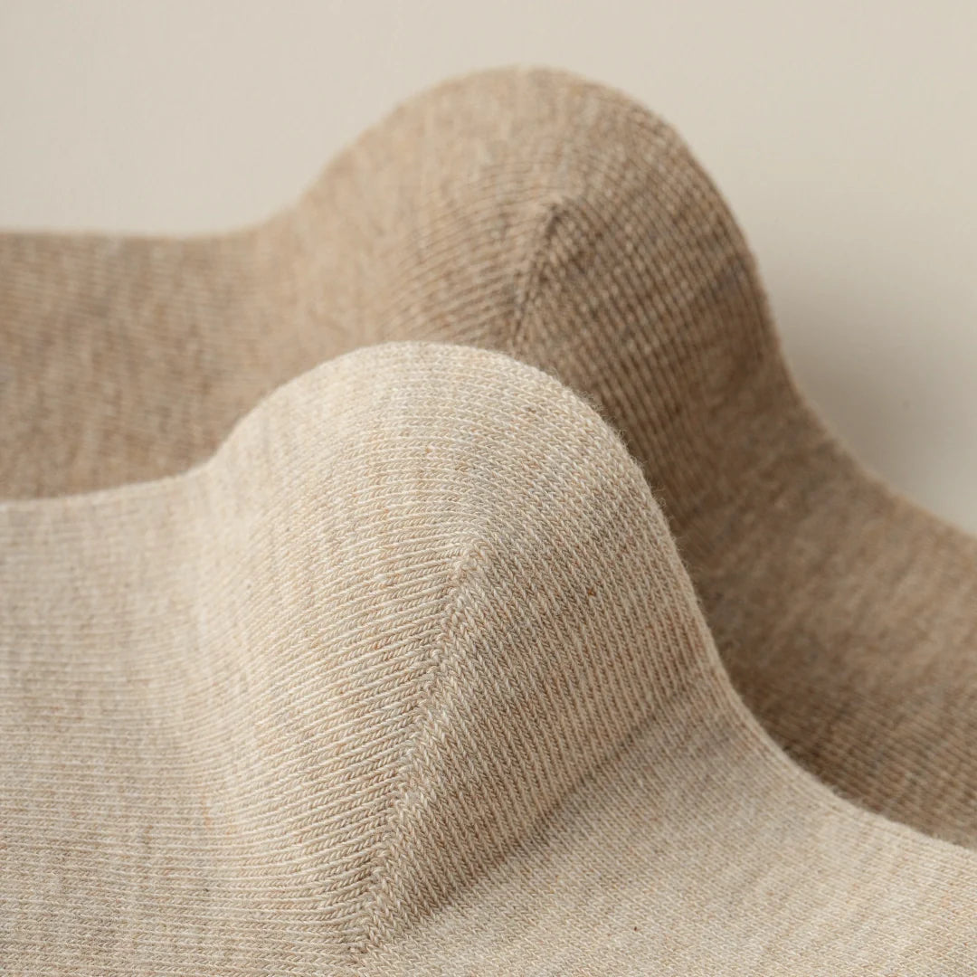 Cotton Earth-Tone Slouch Crew