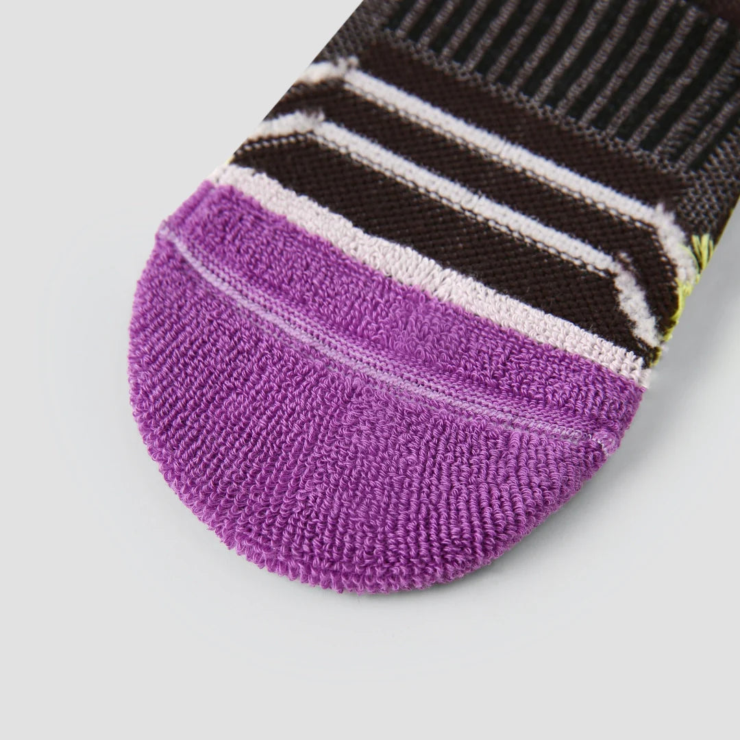 Performance Cushioned Ankle Socks - Espresso