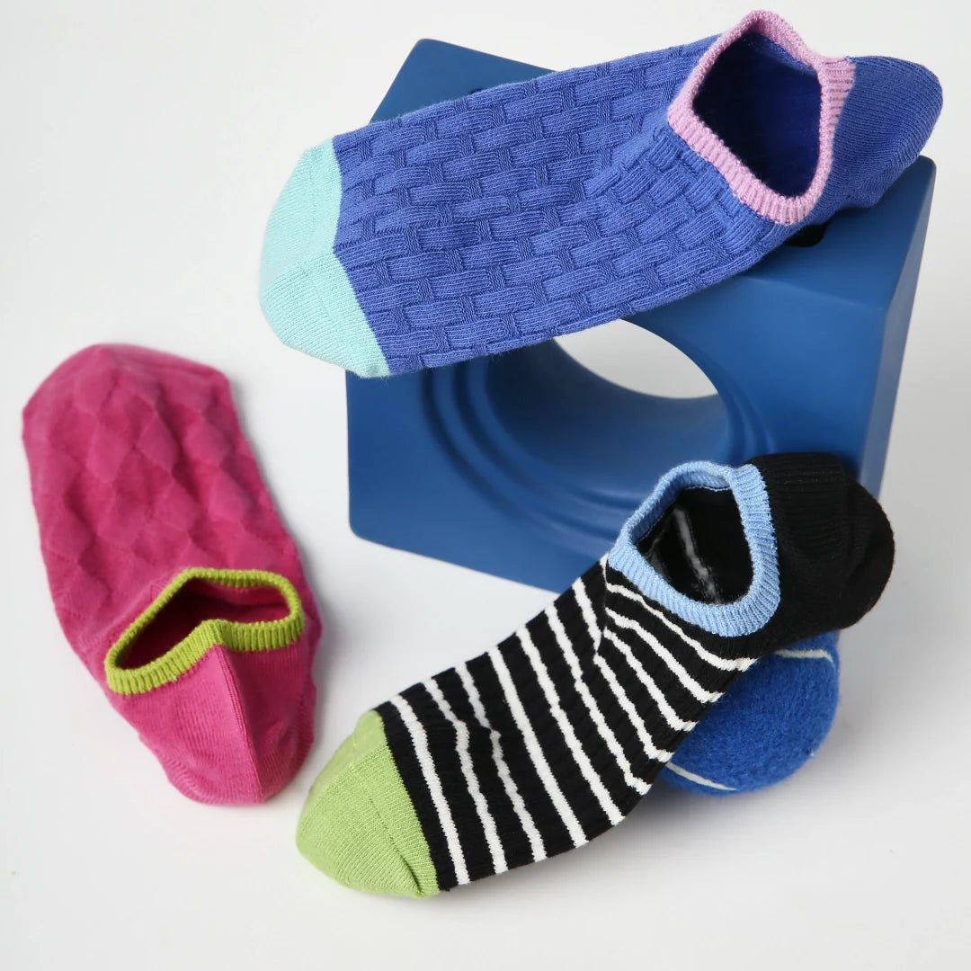 Textured No-Show 3-Pack