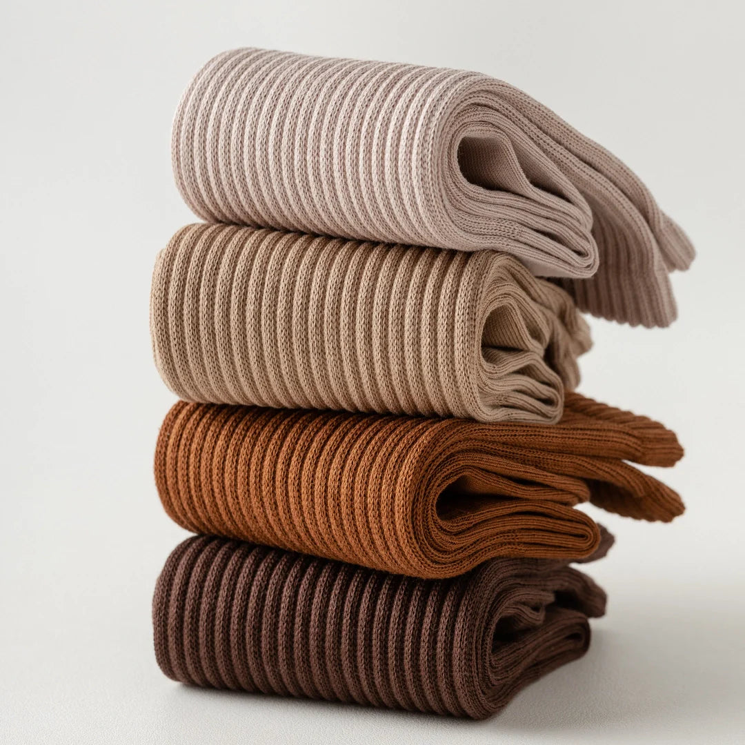 Ribbed Crew Socks Men