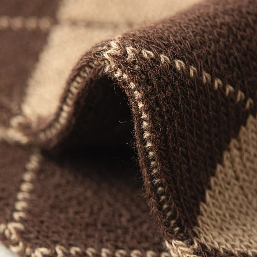 Argyle Preppy Knee-High