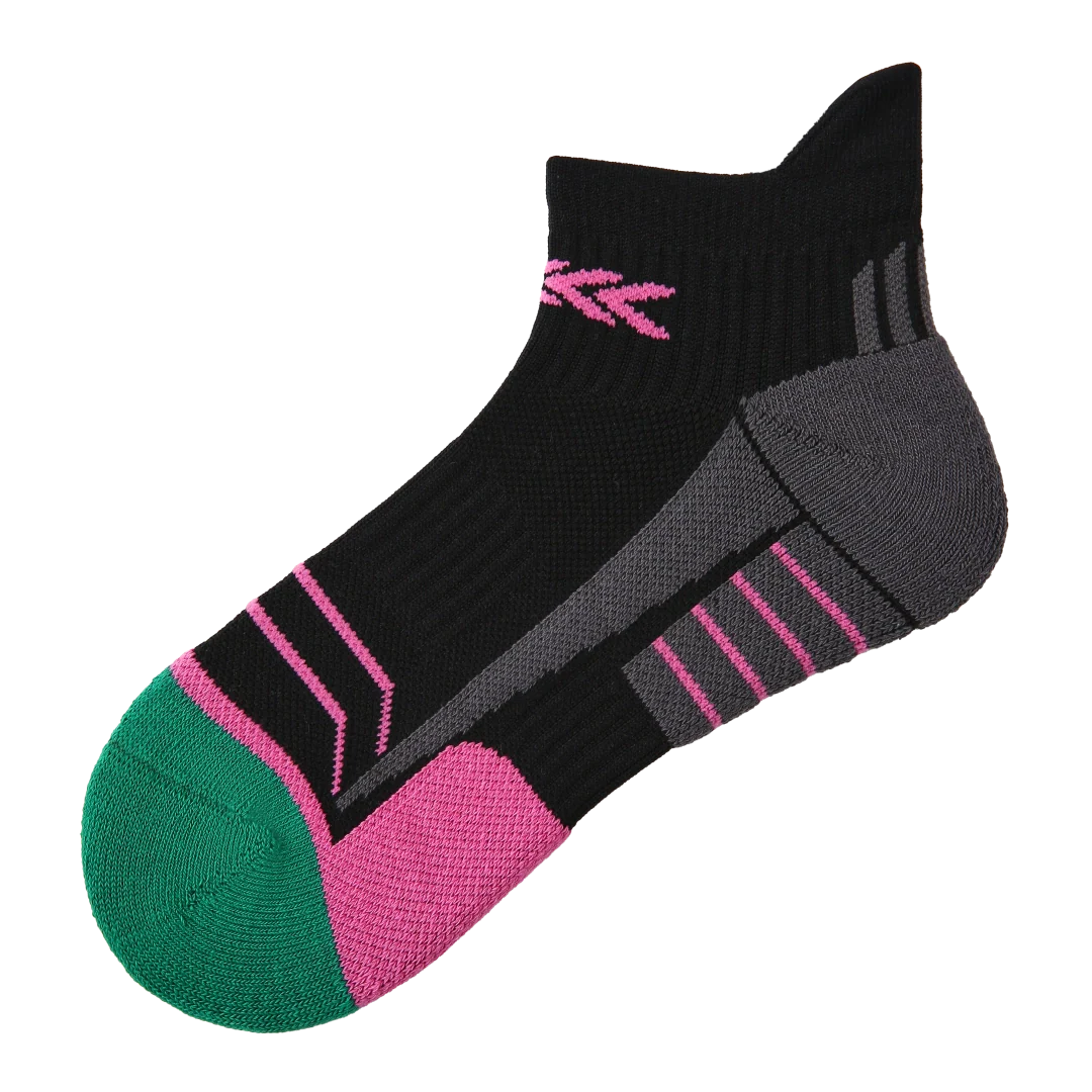 Performance Cushioned Ankle Socks - Black