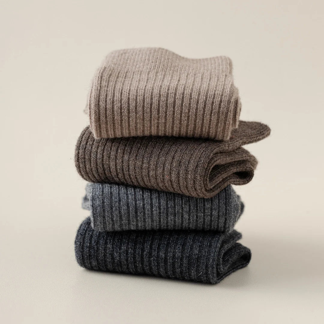 Brushed Wool Crew Socks