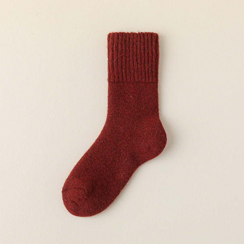 Women's wool cabin socks
