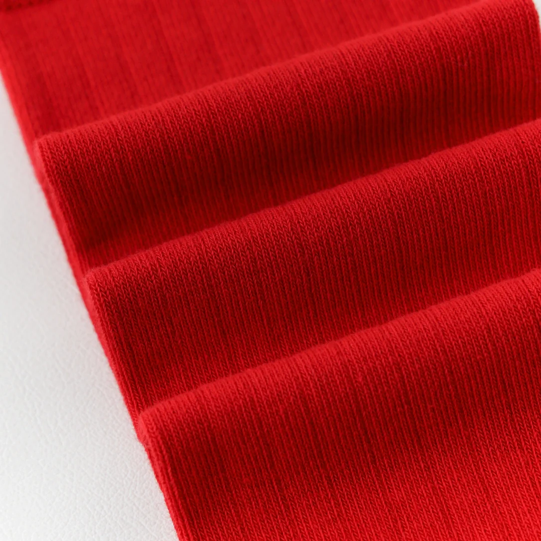 Festive Red Knee-High