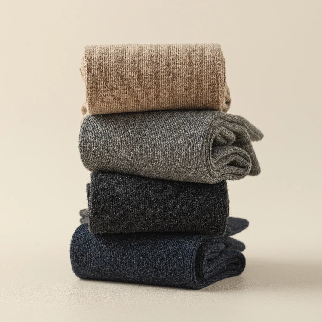 Tall Soft Wool Socks