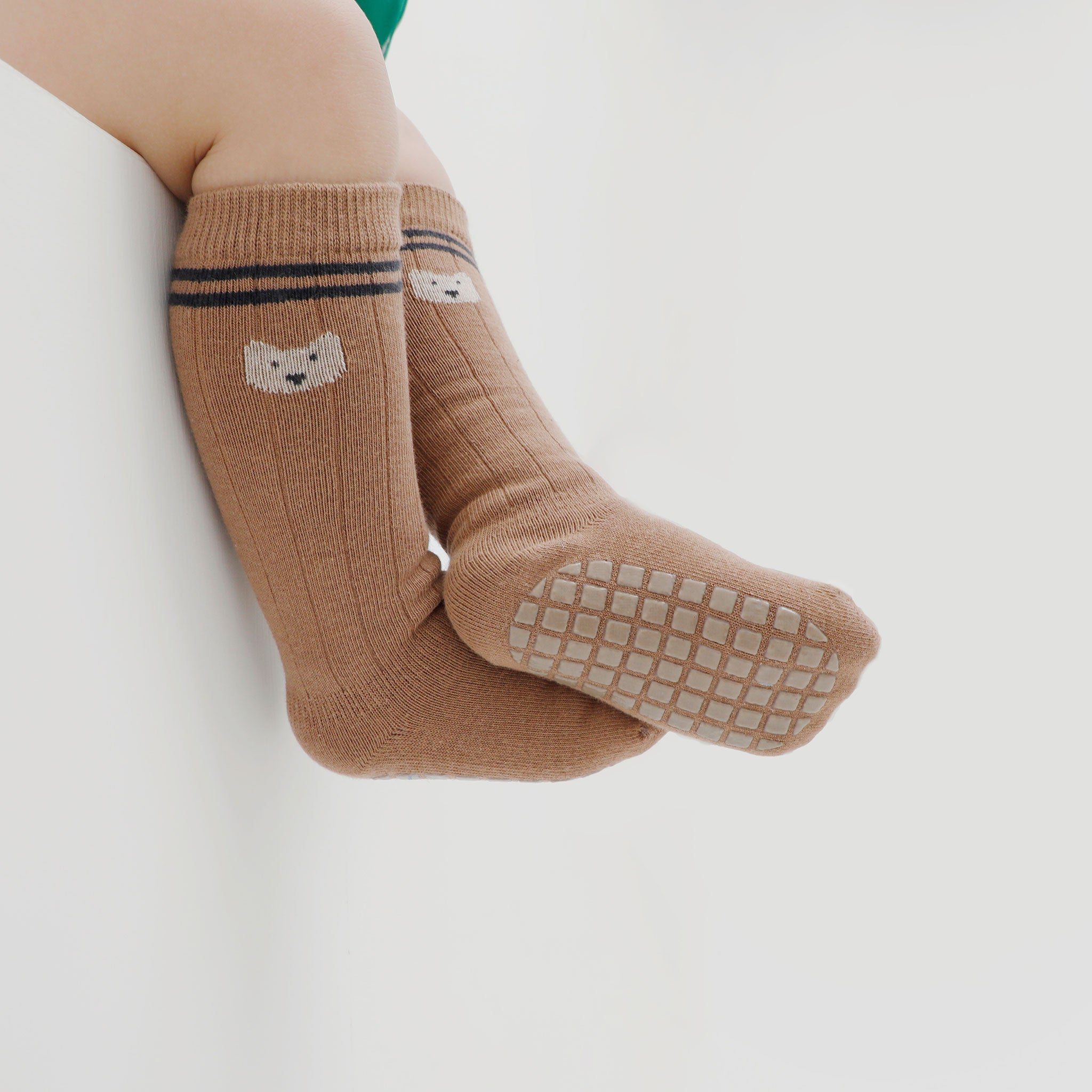 Sports Day- 5 Pairs of Stay-On Baby & Toddler Non-Slip Socks