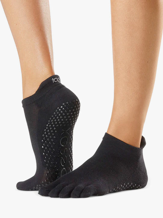 ToeSox Tec Full Toe Low Rise Grip Socks - Evolve