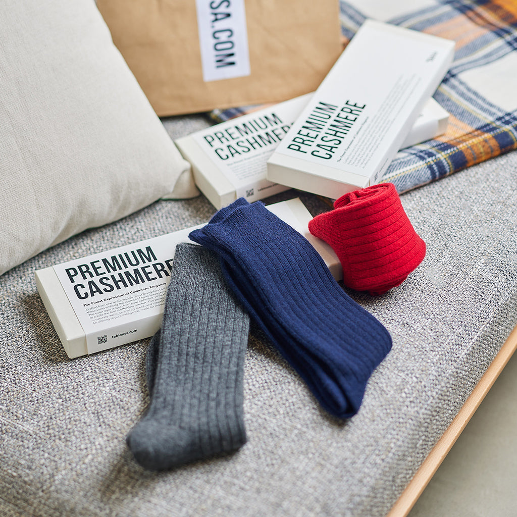 Premium Finest Cashmere  Crew Socks