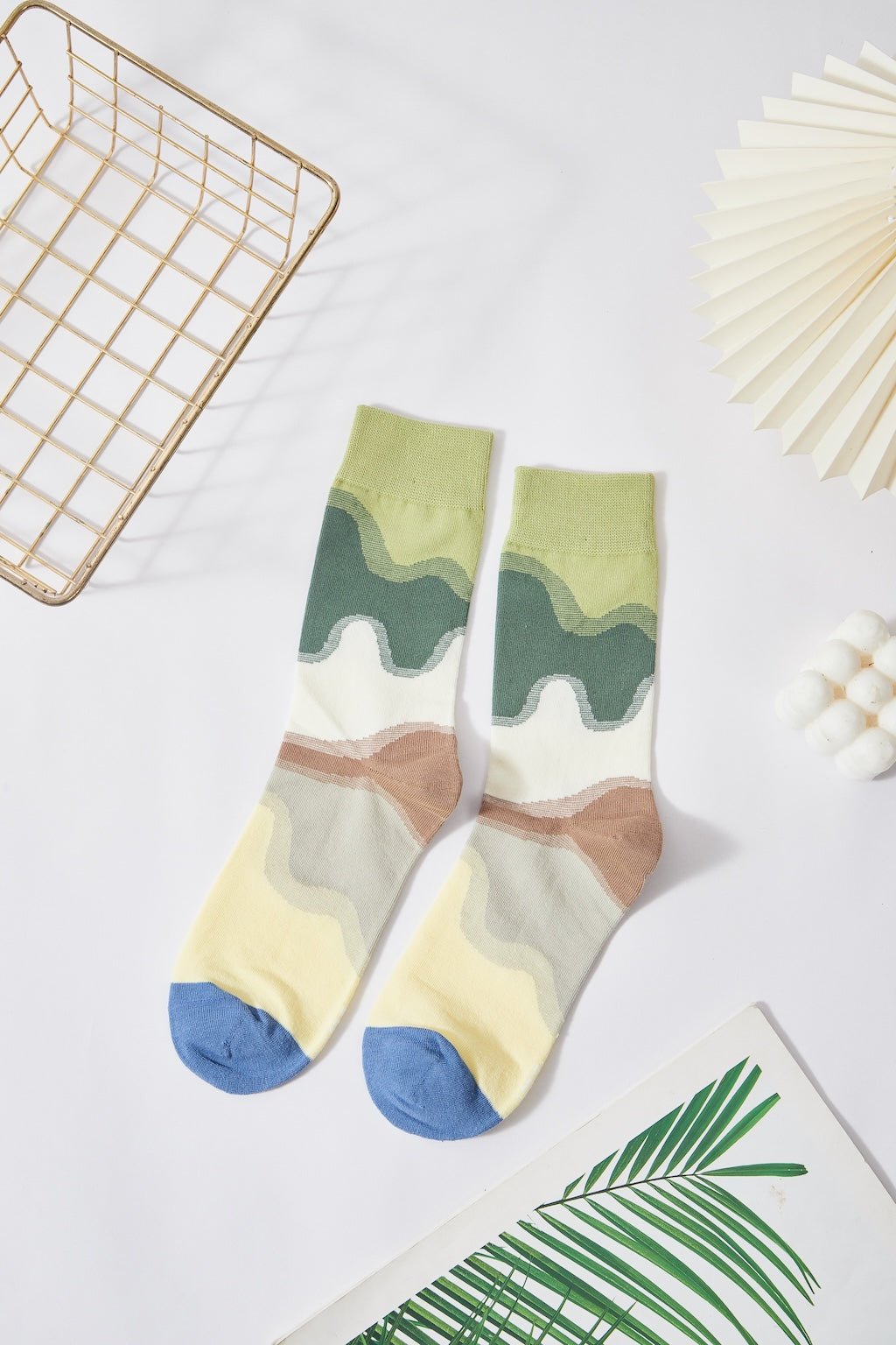 Pastel Wave Socks
