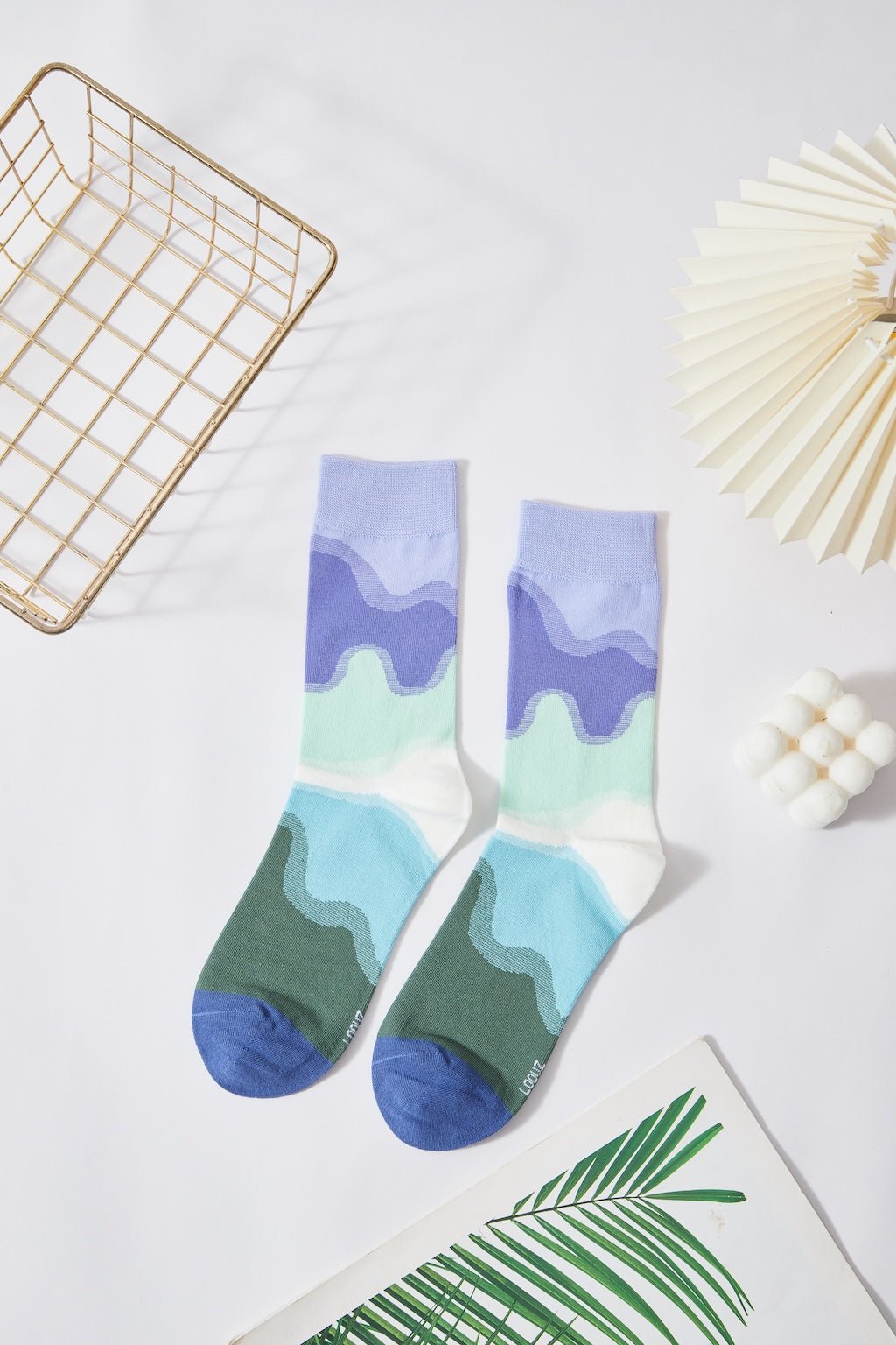 Pastel Wave Socks