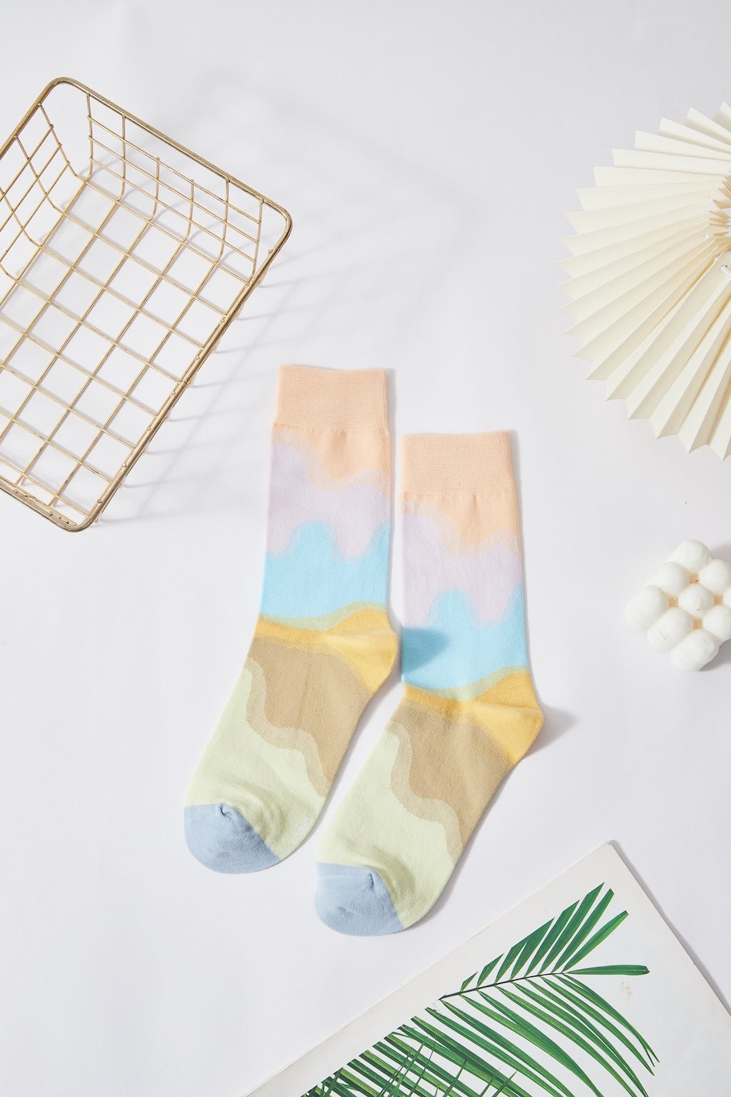 Pastel Wave Socks