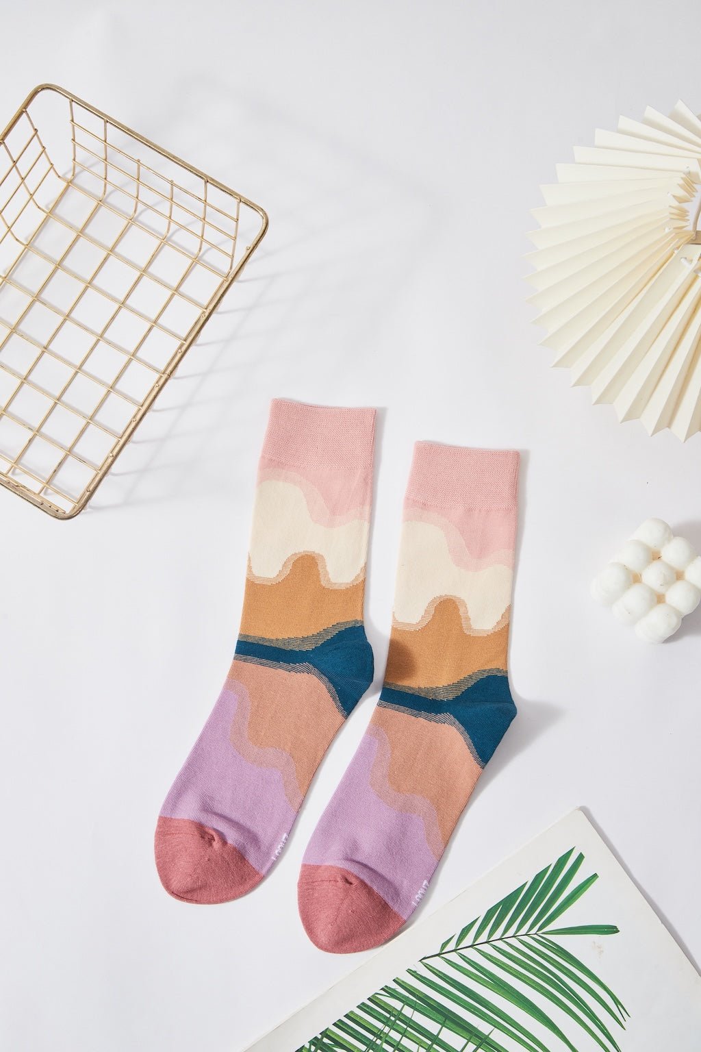 Pastel Wave Socks