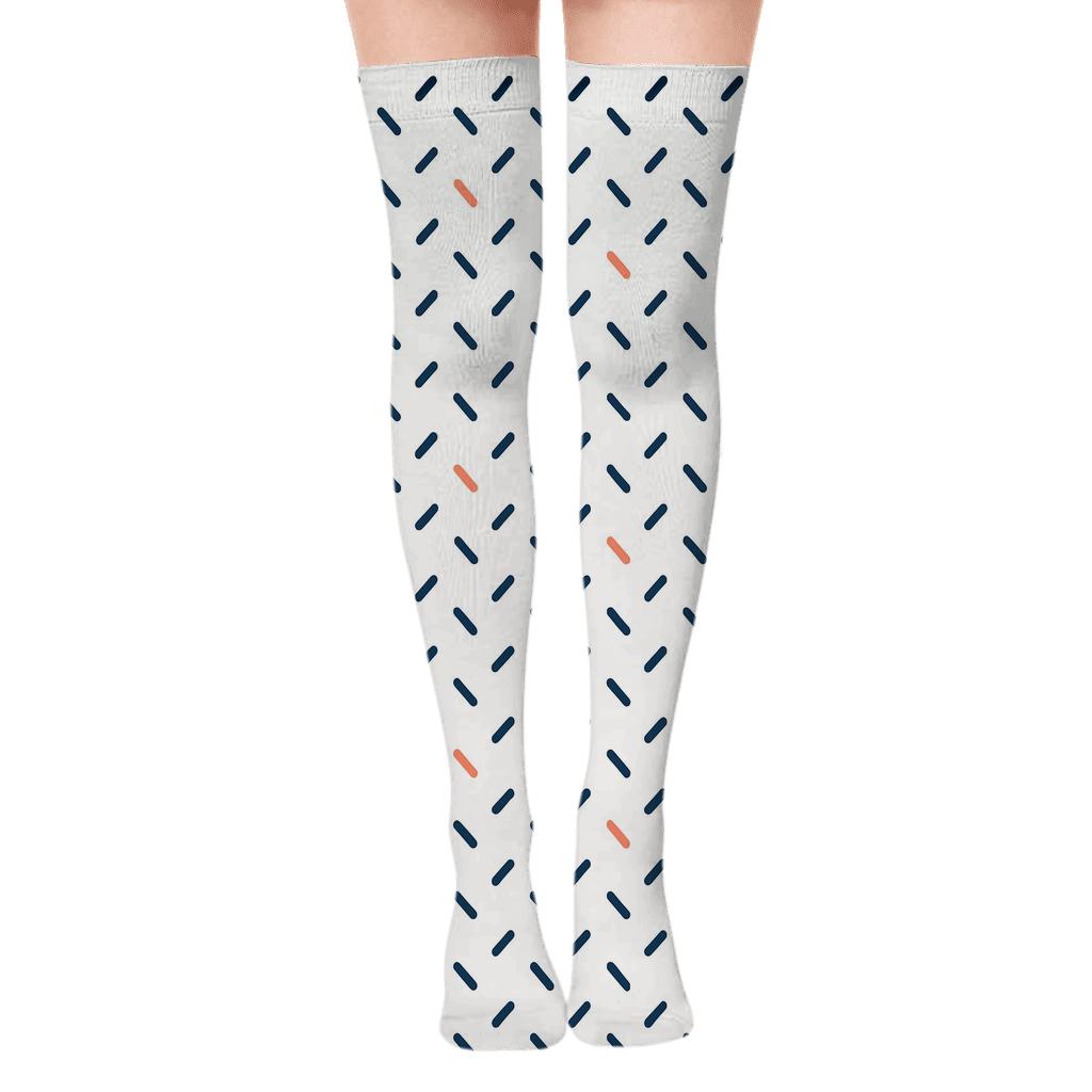 Orbital Dash Lattice Over-the-Knee Socks