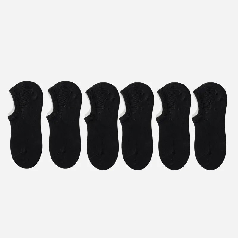 Non-Slip No-Show Socks (6-Pack)
