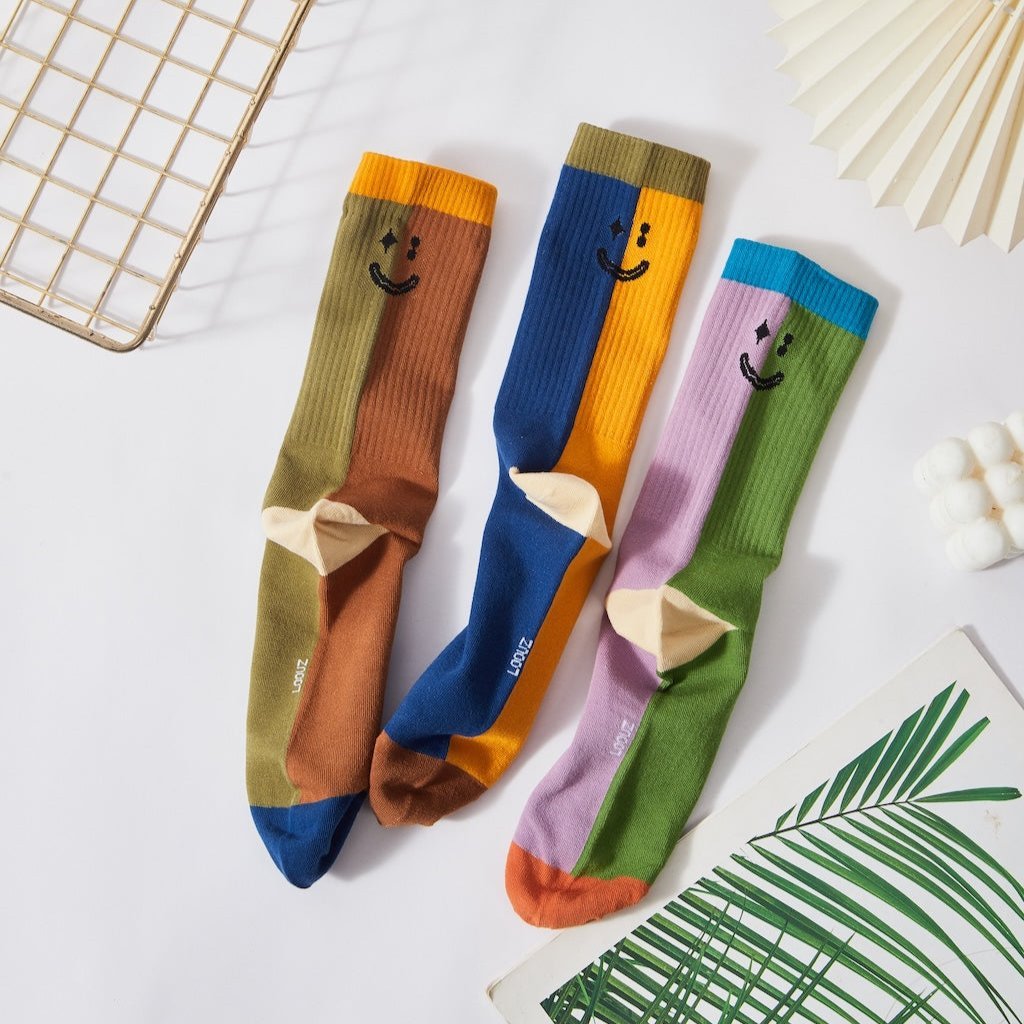 Smiley Split Socks