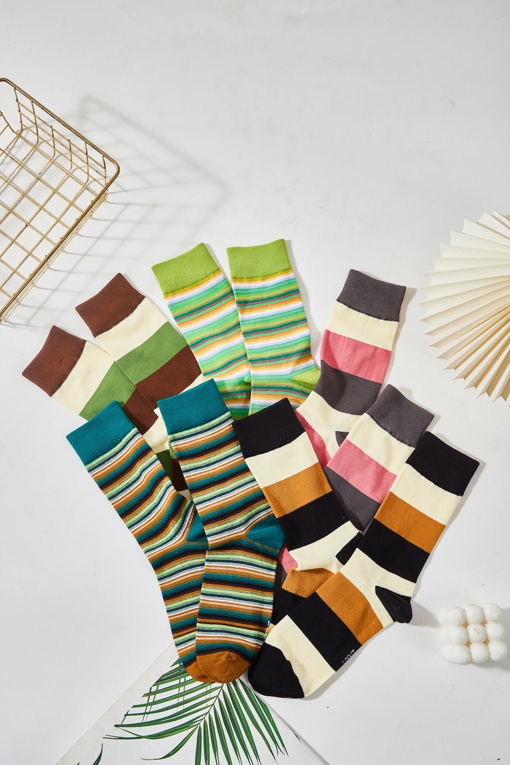Stripe Spectrum Socks