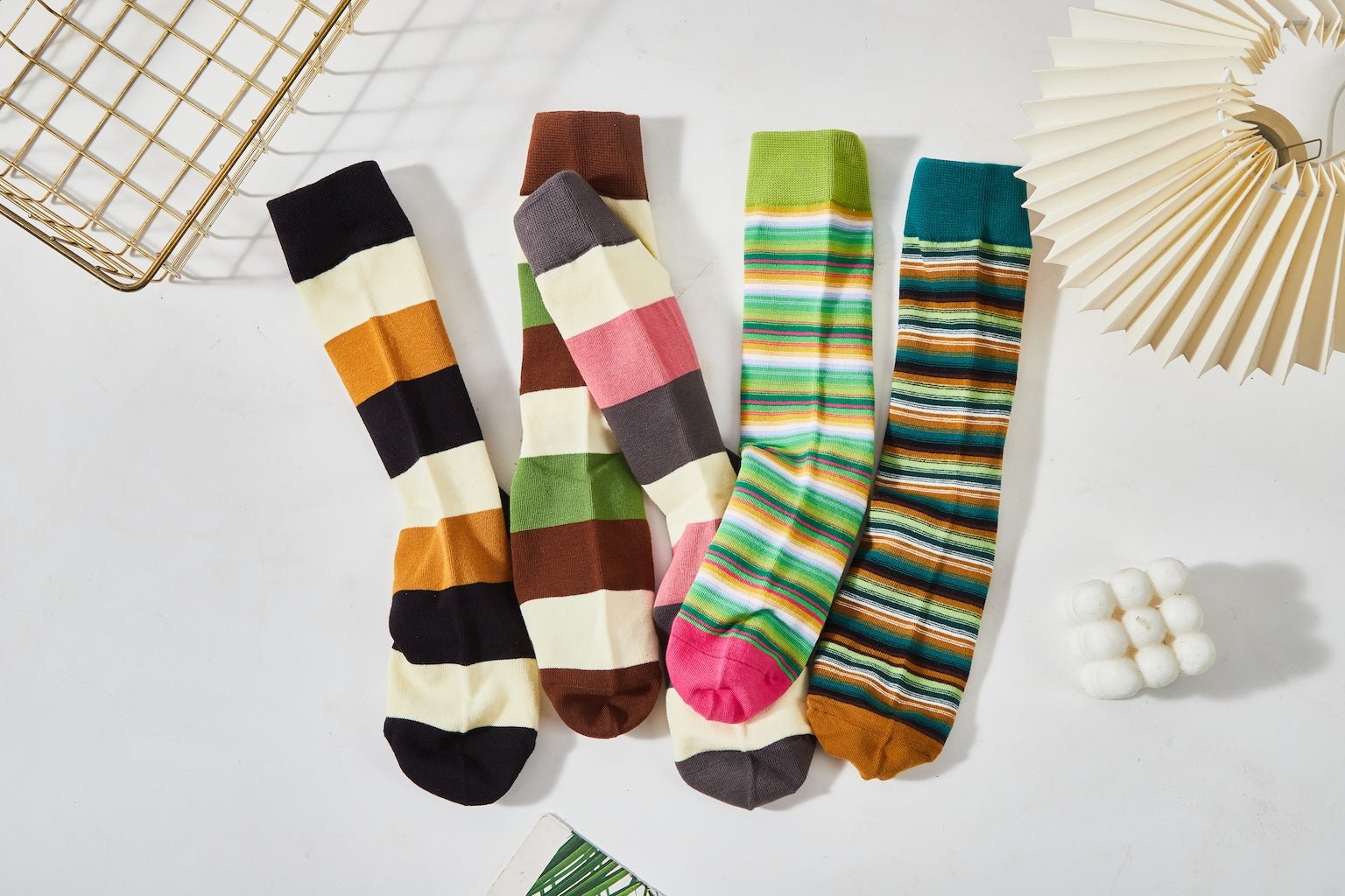 Stripe Spectrum Socks