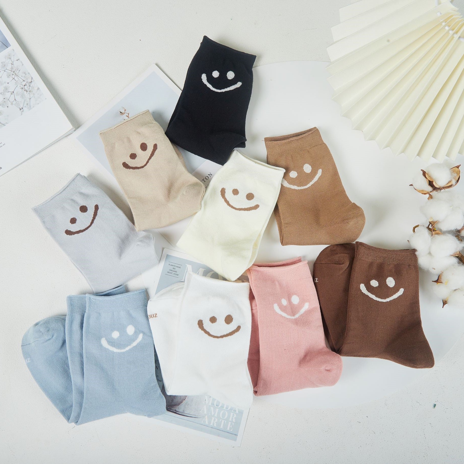 Unisex Smiley Sock Thin Upgraded