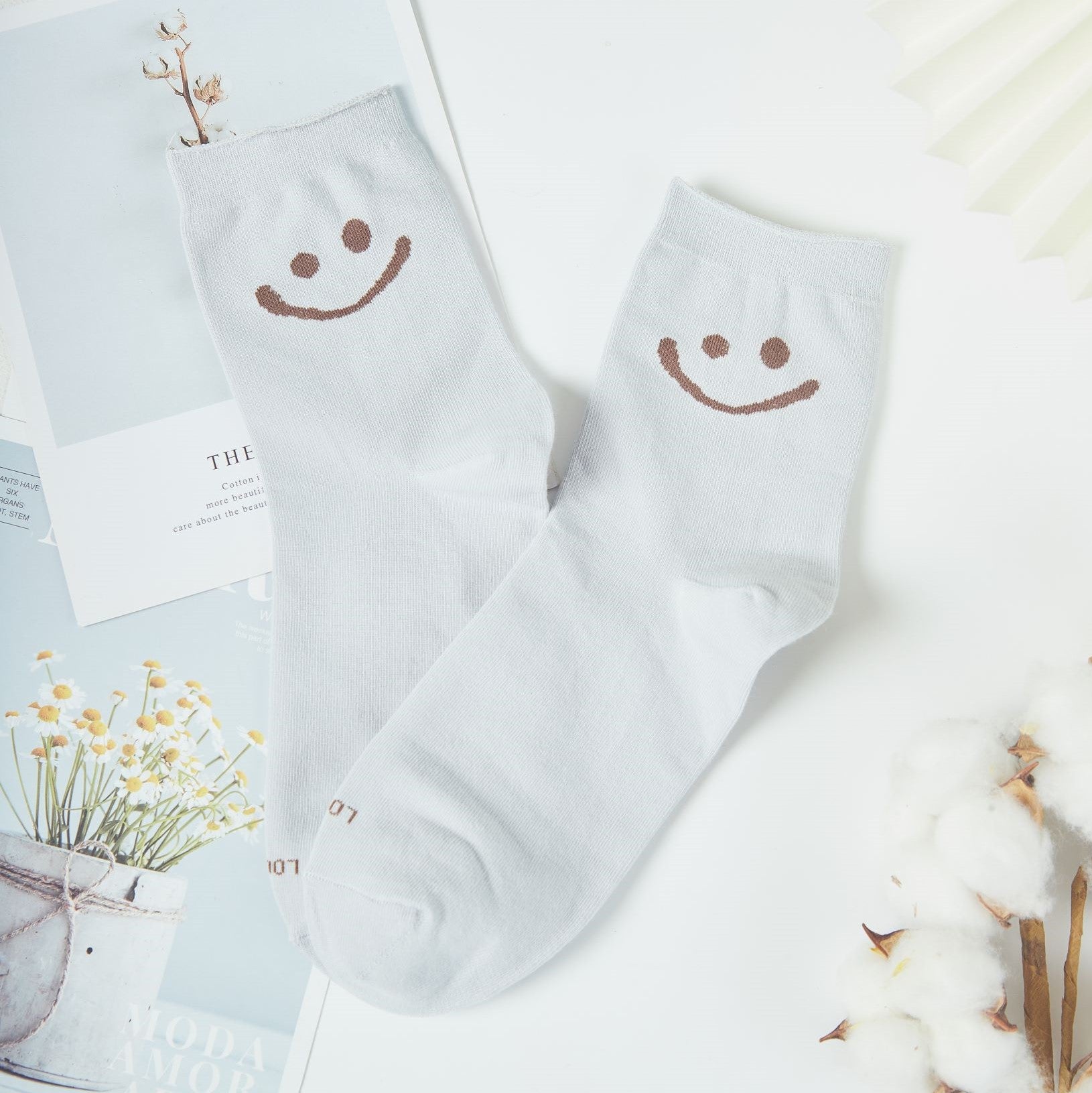 Unisex Smiley Sock Thin Upgraded