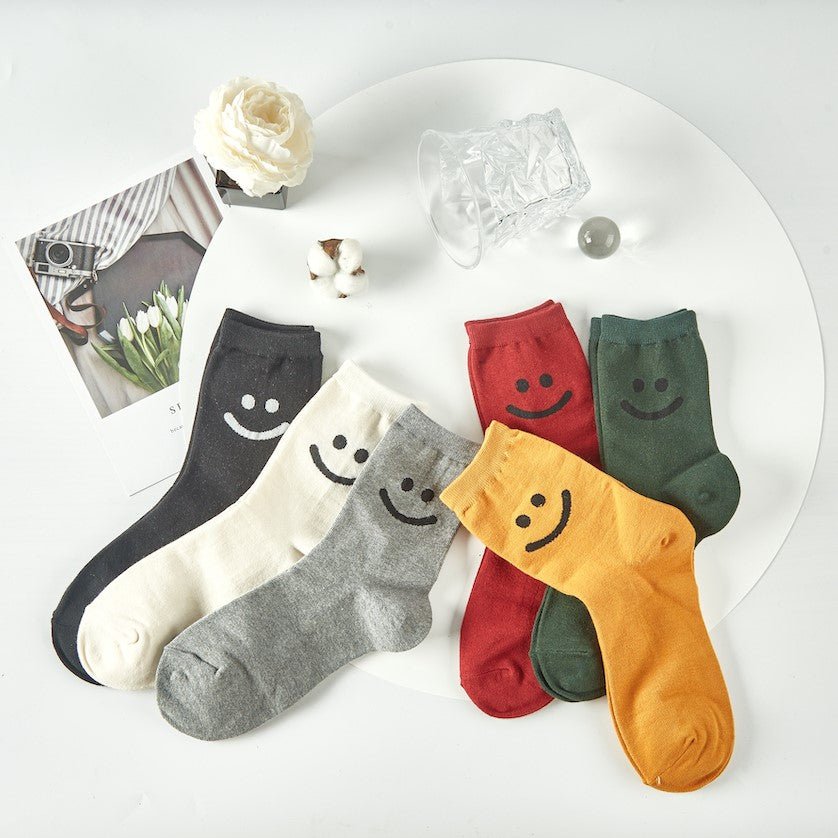 Unisex Smiley Socks