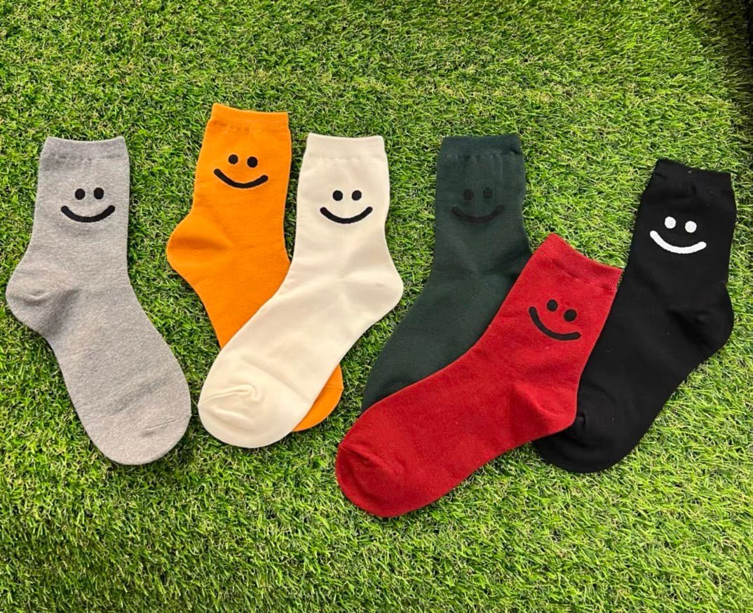 Unisex Smiley Socks
