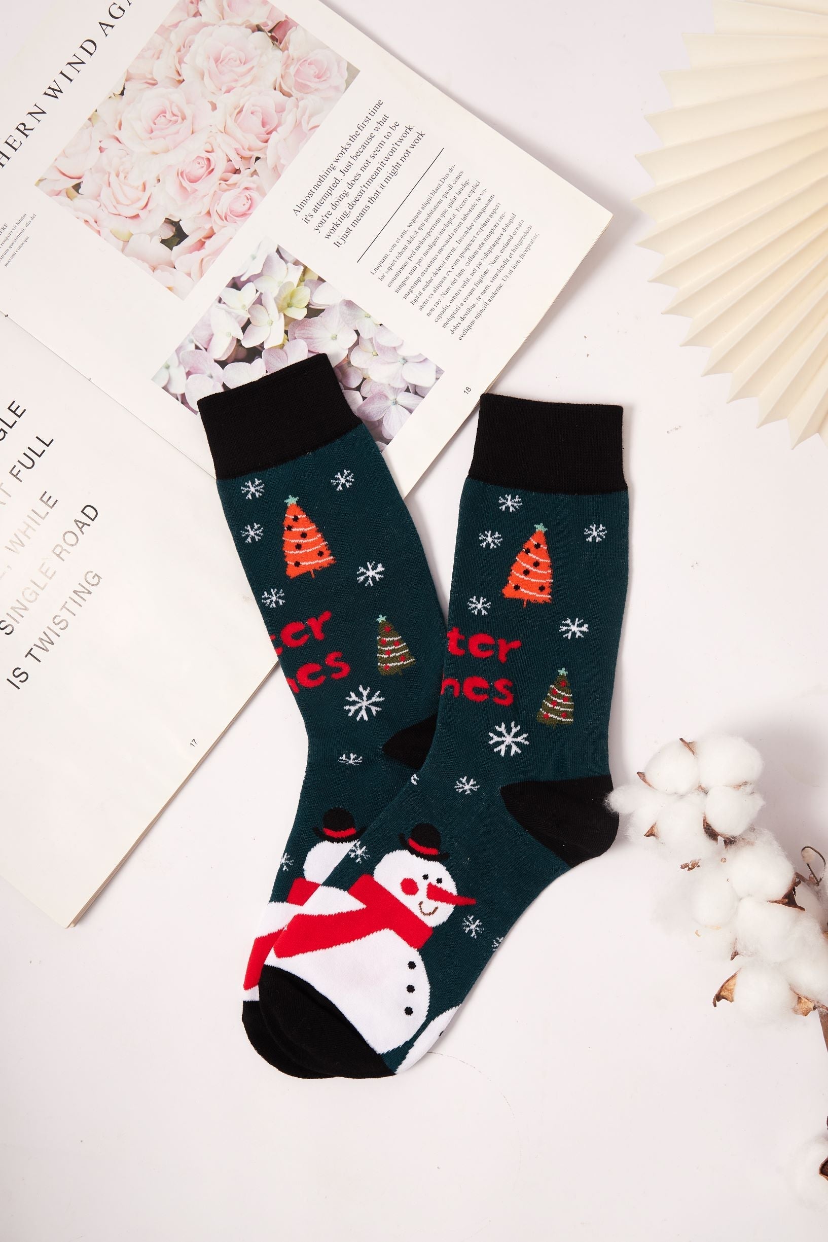 Women's Enchanted Winter Wonderland Festive Socks