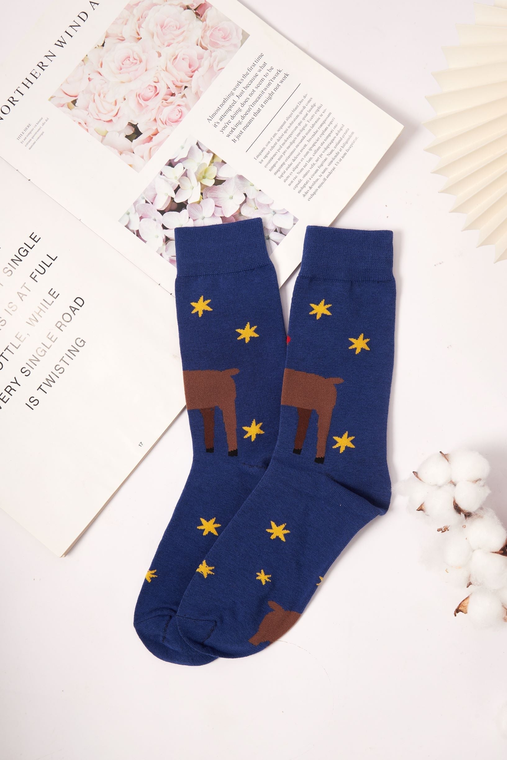 Women's Enchanted Winter Wonderland Festive Socks