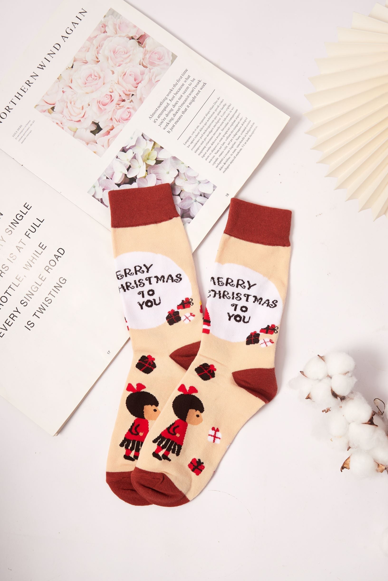 Women's Enchanted Winter Wonderland Festive Socks
