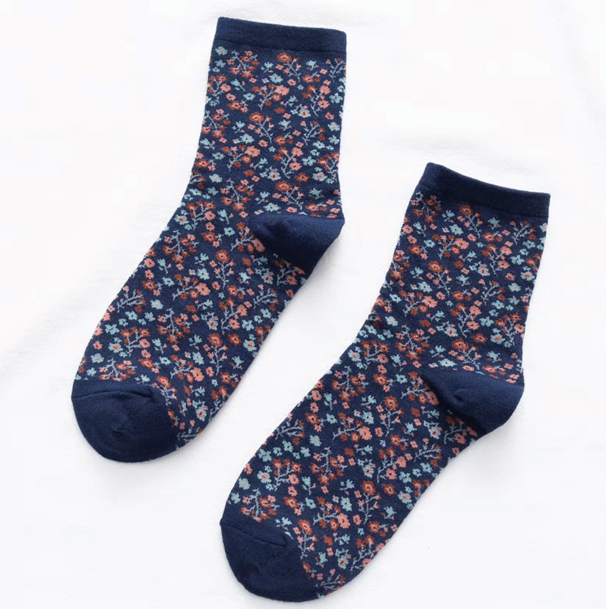 Women's Floral Print Socks