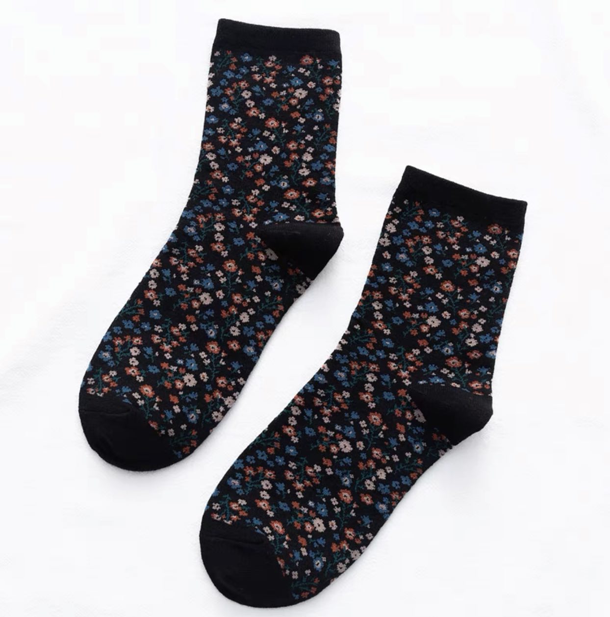 Women's Floral Print Socks