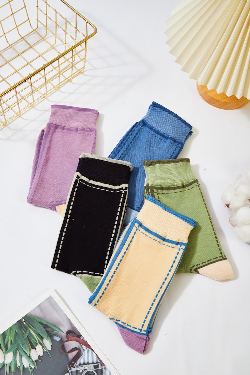 Women's Framed Color Socks