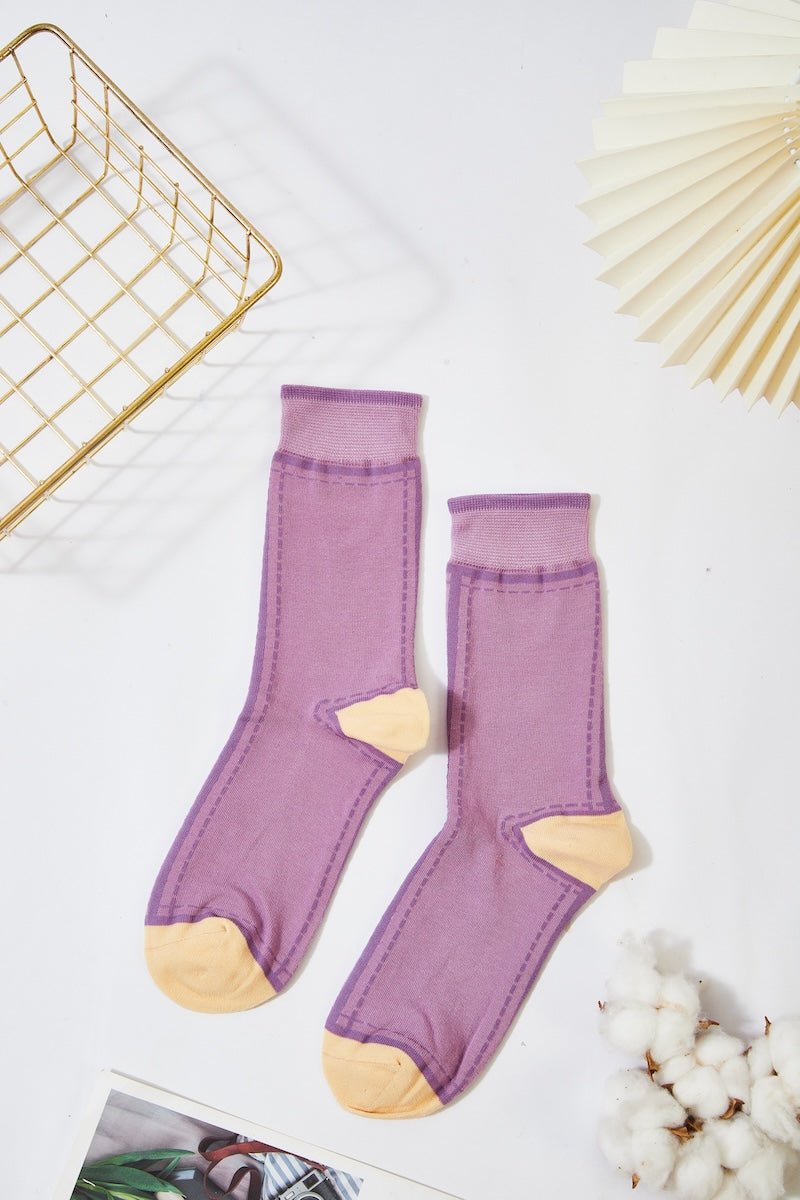 Women's Framed Color Socks