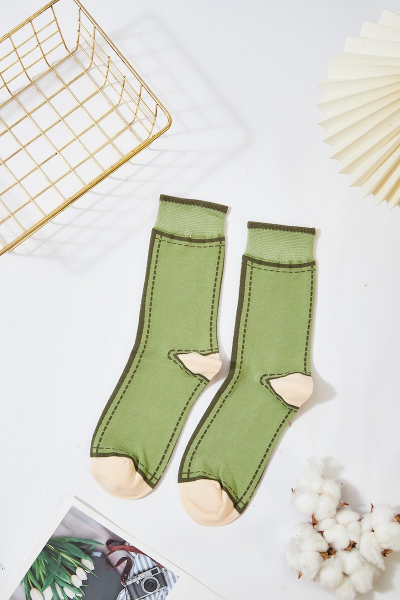 Women's Framed Color Socks