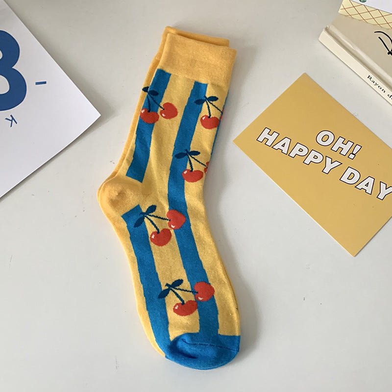 Women's Fruit High Waisted Socks