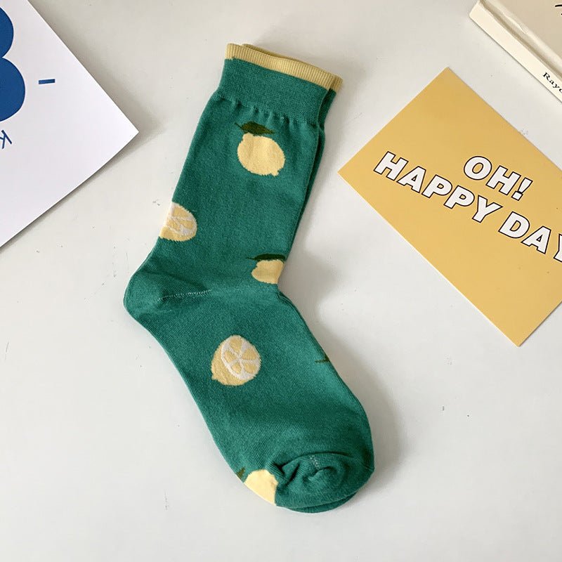 Women's Fruit High Waisted Socks