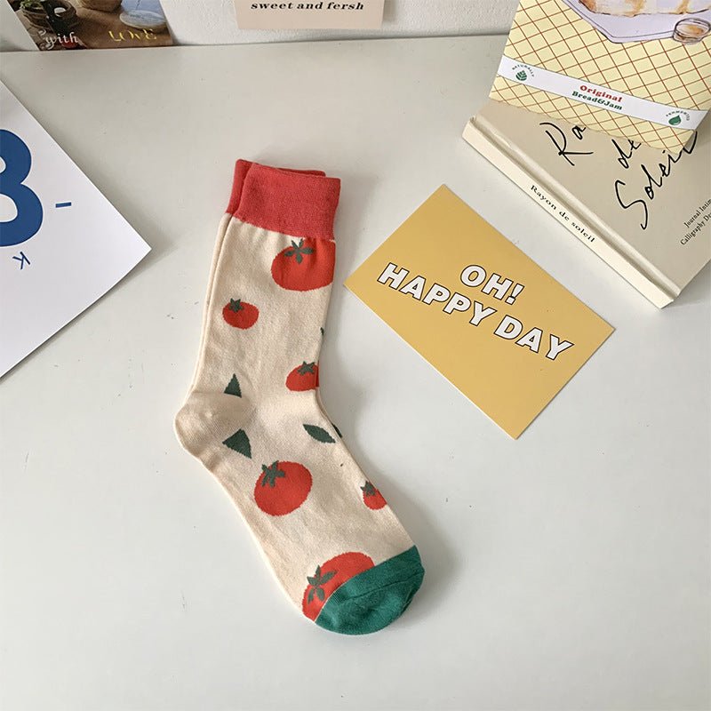 Women's Fruit High Waisted Socks