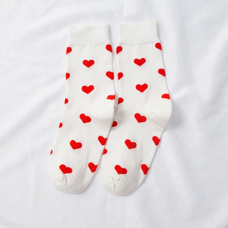 Women's Heart Crew Socks
