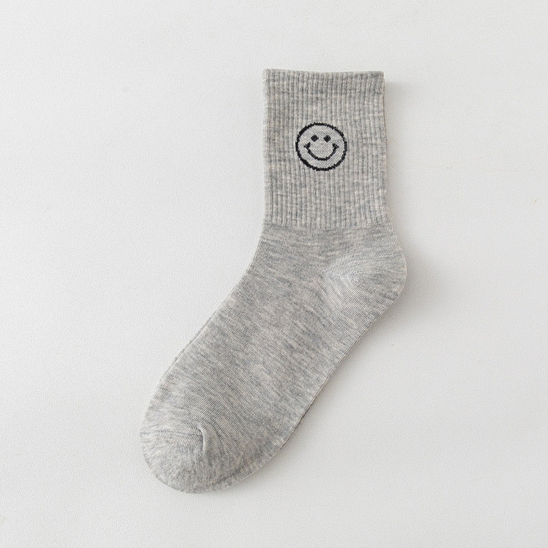 Women's Simple Smiley Sock