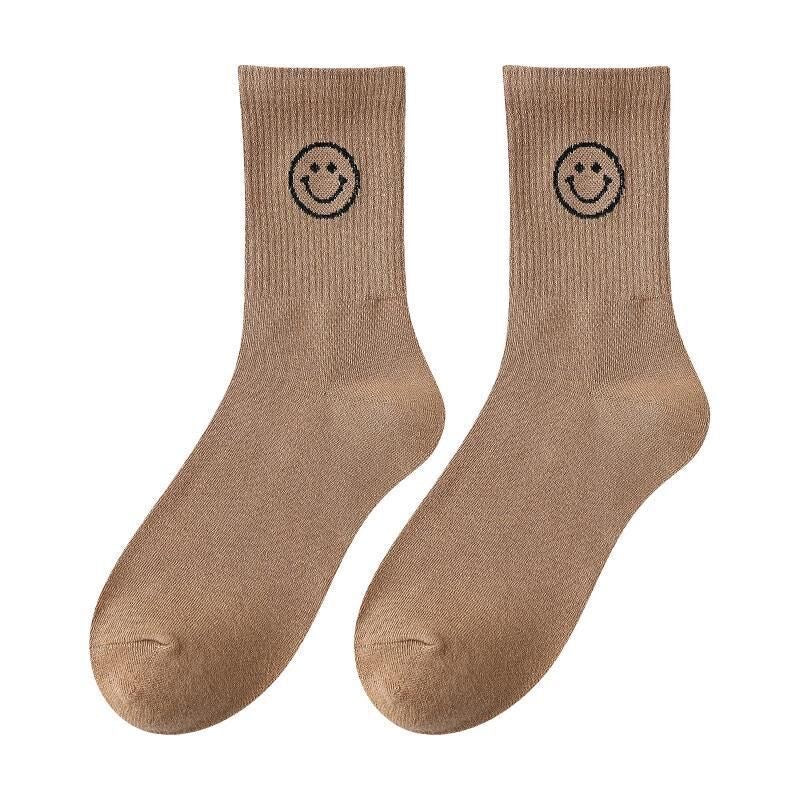 Women's Simple Smiley Sock