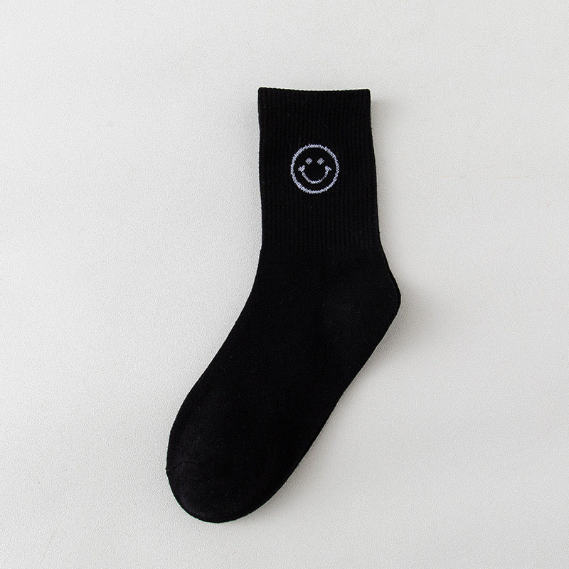 Women's Simple Smiley Sock