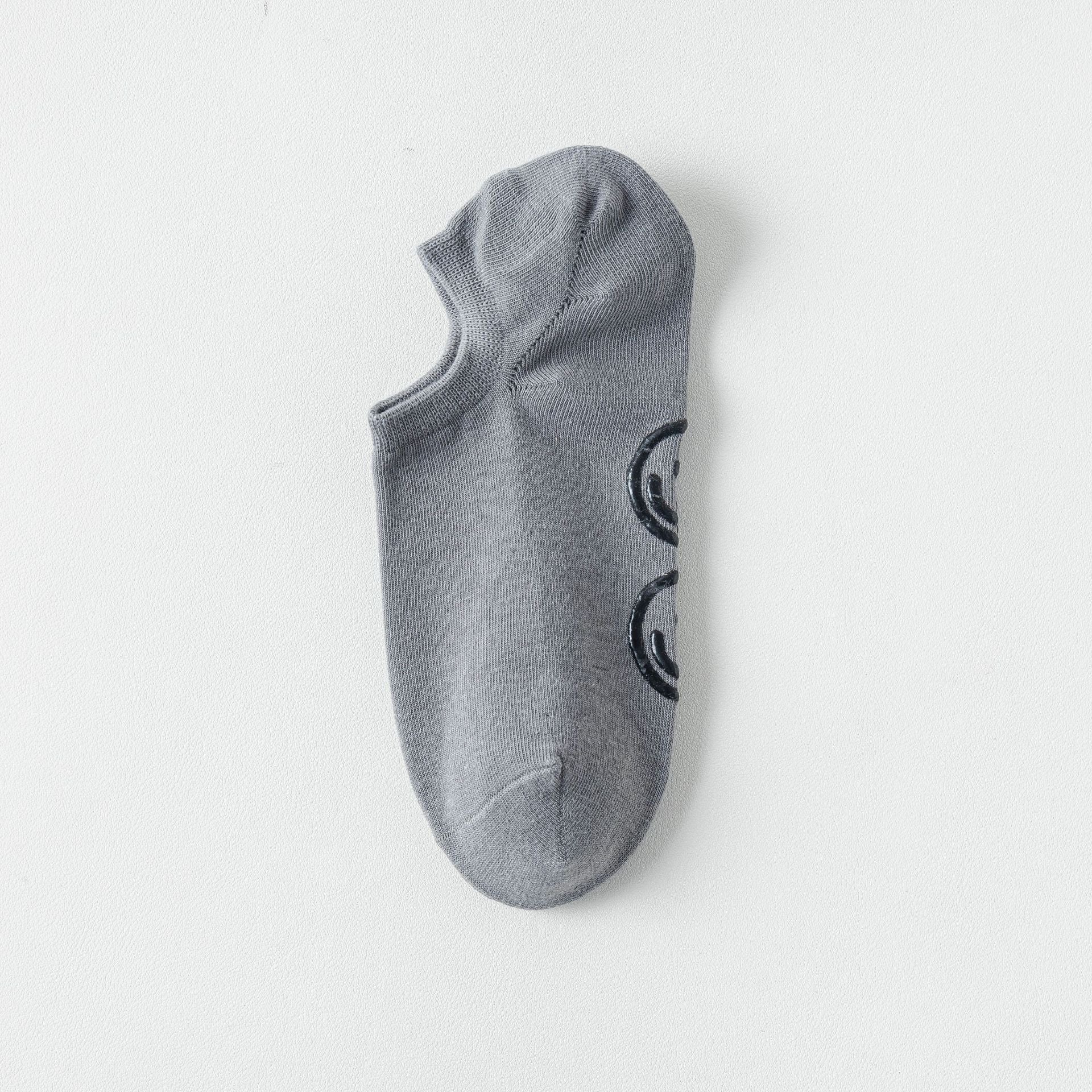 Women's Smiley Adhesive Non-Slip Low Cut Socks