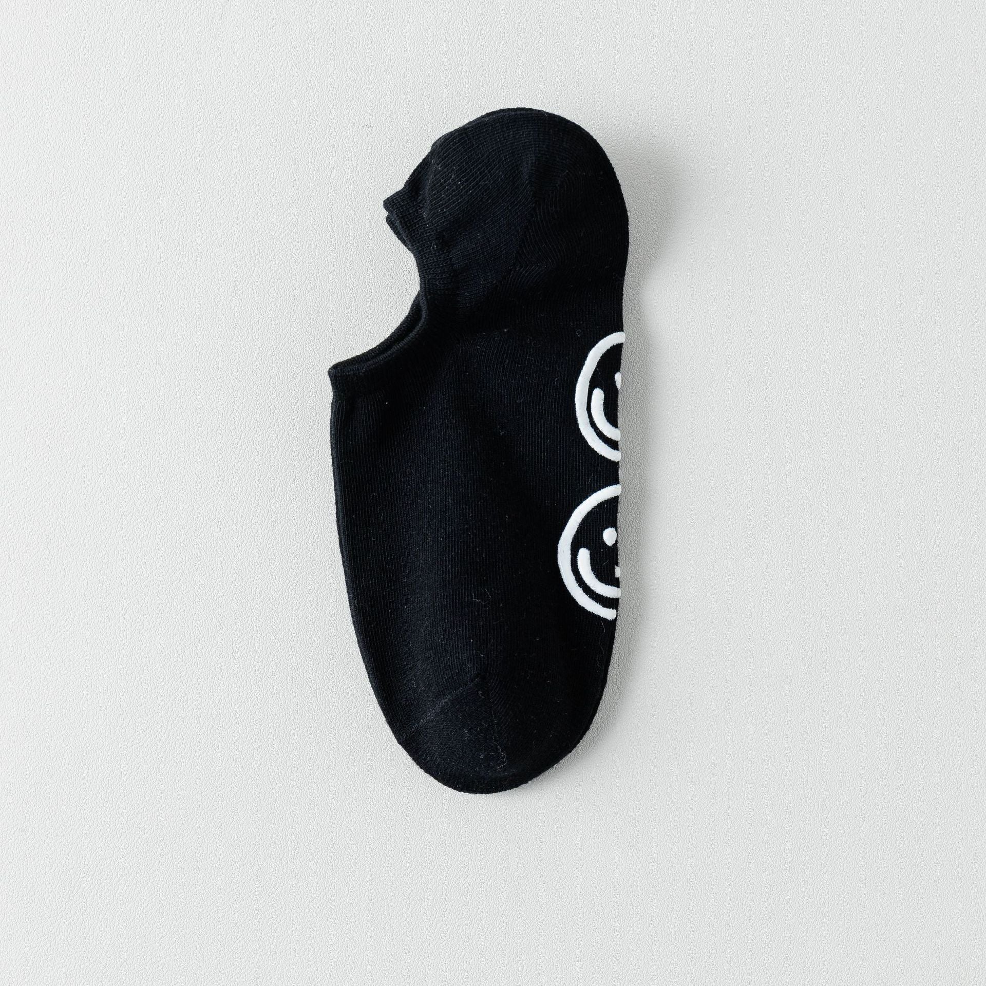 Women's Smiley Adhesive Non-Slip Low Cut Socks