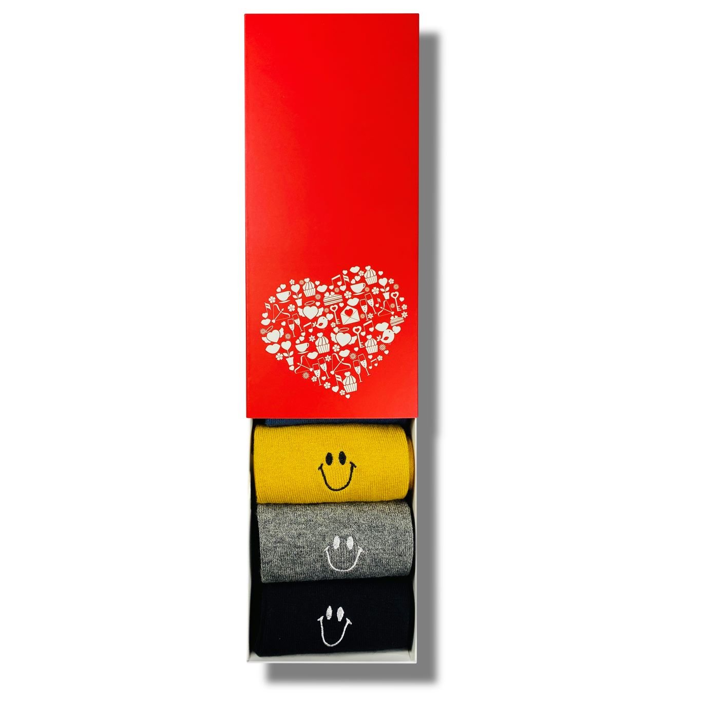 Women's Smiley Face Gift Box-Five Pairs