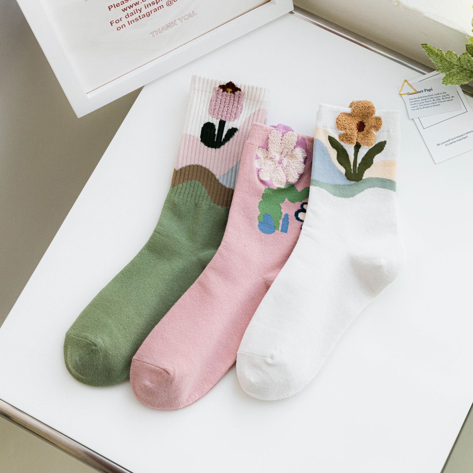 Women's Spring Bloom Trio Socks