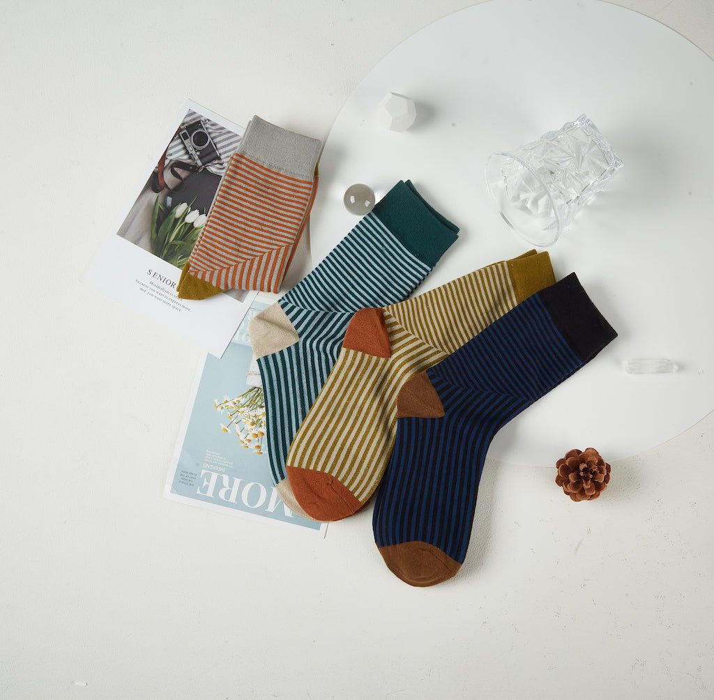 Women's Striped Socks Collection