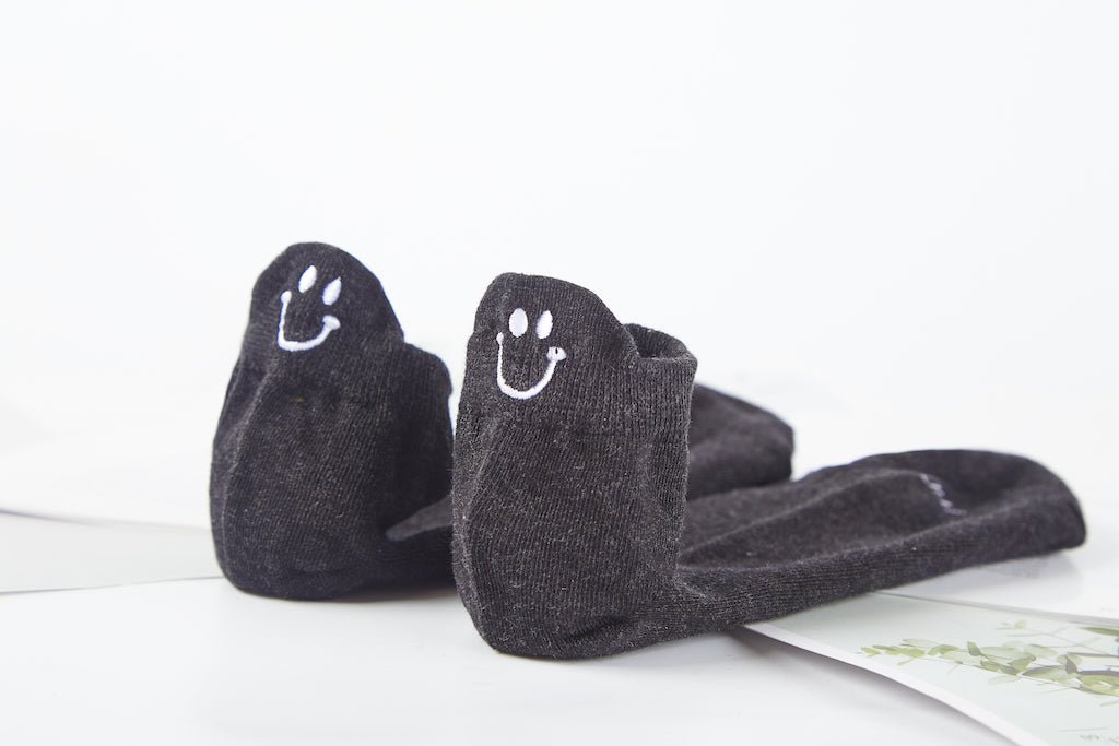 Women's Three Pairs Smiley Socks Upgraded - Ankle