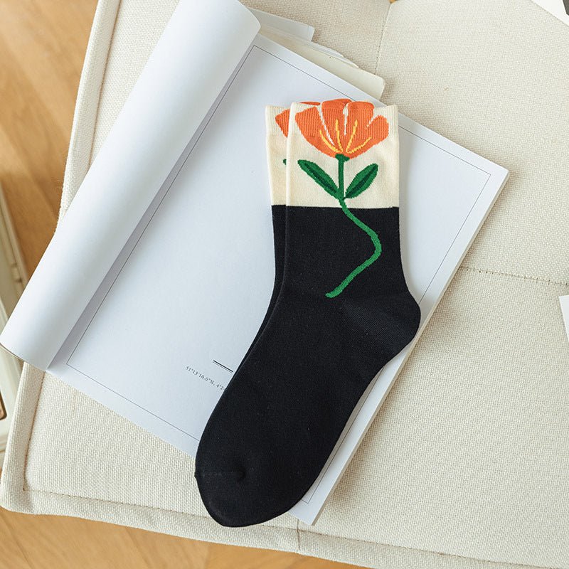 Women's Tulip Socks - Crew